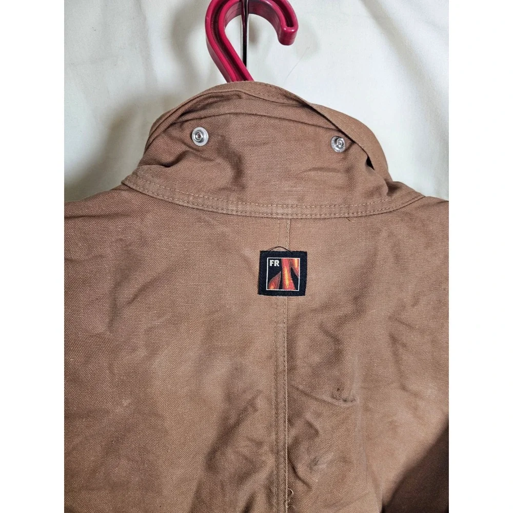Workrite FR Flame Resistant Canvas Field Jacket Brown Duck Work Coat Mens 3XL